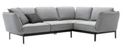 ROLF BENZ Ecksofa MERA 267 x 192 cm Stoffbezug signalgrau