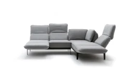 ROLF BENZ Ecksofa MERA 267 x 192 cm Stoffbezug signalgrau