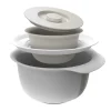 rotho Rührschüssel-Set FRESH Kunststoff Cool grau
