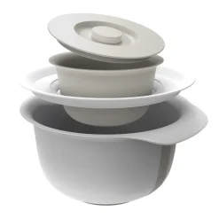 rotho Rührschüssel-Set FRESH Kunststoff Cool grau
