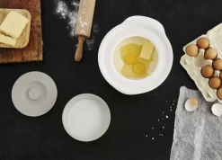 rotho Rührschüssel-Set FRESH Kunststoff Cool grau