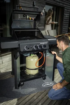 RÖSLE BBQ Station Gasgrill ALL FLAME PEER 3-flammig 50 mbar