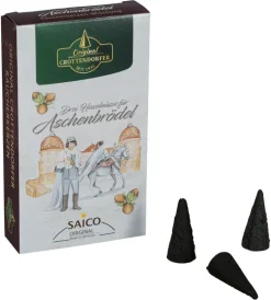 SAICO Kerze 24er Set DREI HASELNÜSSE FÜR ASCHENBRÖDEL Durchmesser 2,5 cm