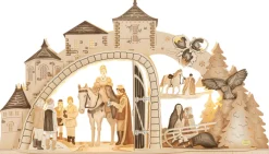 SAICO Lichtobjekt DREI HASELNÜSSE FÜR ASCHENBRÖDEL 32x52x6 cm