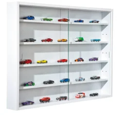 Sammlervitrine ADAM 80x60x9,5 cm Weiß