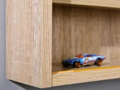 Sammlervitrine FABIO 80x60x9,5 cm Dekor Sonoma-Eiche