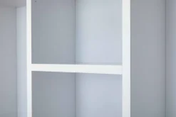 Sammlervitrine LENNY 66,5x66,5x13,7 cm Schwarz/Weiß