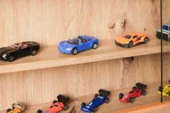 Sammlervitrine MATS 80x60x9,5 cm Artisan-Eiche Dekor