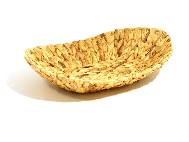 Schale oval 27 x 37 cm aus Wasserhyazinthe