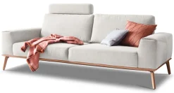 SCHÖNER WOHNEN-Kollektion Sofa 3-Sitzer STAGE Stoff Trend snowweiß