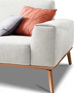 SCHÖNER WOHNEN-Kollektion Sofa 3-Sitzer STAGE Stoff Trend snowweiß