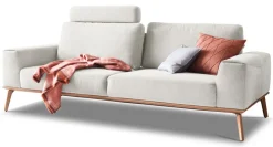 SCHÖNER WOHNEN-Kollektion Sofa 3-Sitzer STAGE Stoff Trend snowweiß