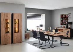 SCHÖNER WOHNEN-Kollektion Vitrine YORIS links 63x206 cm