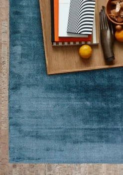 SCHÖNER WOHNEN-Kollektion Webteppich AURA 170 x 240 cm blau