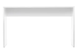 Schreibtisch 130 x 75 cm weiß matt