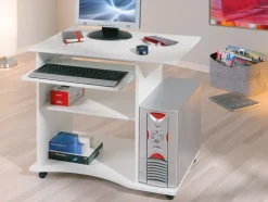 Schreibtisch KAI 80 x 50 cm Weiß