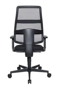 Schreibtischstuhl OTTAWA 48 x 48 cm Stoffbezug schwarz