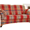 SCHRÖNO Sofa 2-Sitzer SYDNEY Stoffbezug kariert