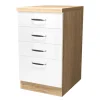 QUARTIER Schubladenschrank LUKE Sonoma Eiche /weiß