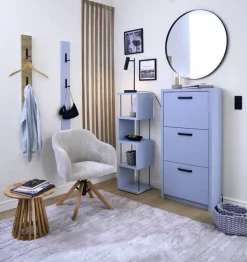 Schuhkipper PEGGY 64 x 125 cm aquablau