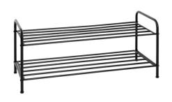 Schuhregal 83 x 37 cm schwarz