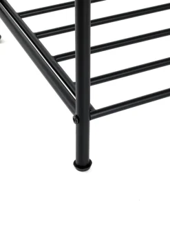 Schuhregal 83 x 37 cm schwarz