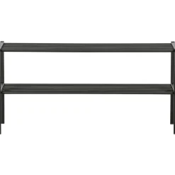 Schuhregal FERRO 85 x 40 cm schwarz