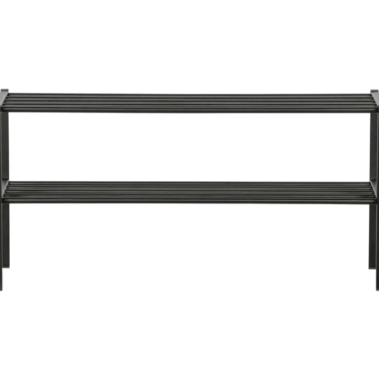 Schuhregal FERRO 85 x 40 cm schwarz