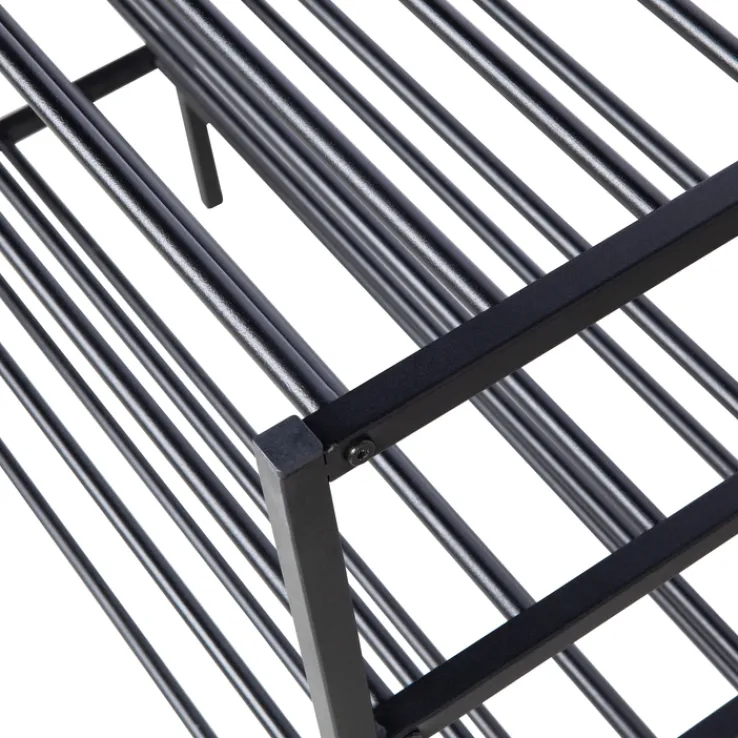 Schuhregal FERRO 85 x 40 cm schwarz