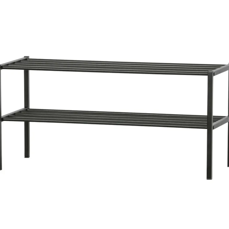 Schuhregal FERRO 85 x 40 cm schwarz