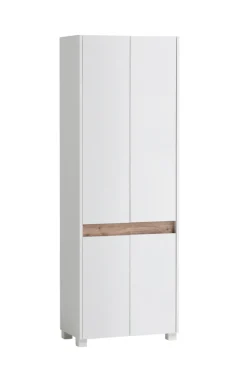 Schuhschrank COSMO 57 x 165 cm weiß