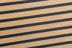 Schuhschrank HANK schwarz/Akustikpaneel Optik