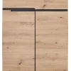 Schuhschrank MEMPHIS 80 x 107 cm Artisan Eiche/ Graphitgrau