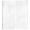 QUARTIER Schwebetürenschrank CHANCE 170 x 195 x 59 cm Nachbildung weiß