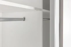 QUARTIER Schwebetürenschrank CHANCE 170 x 195 x 59 cm Nachbildung weiß