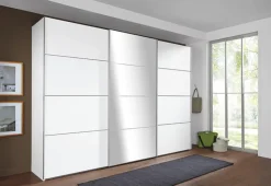 QUARTIER Schwebetürenschrank ERNIE weiß