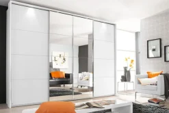 QUARTIER Schwebetürenschrank PANORAMA 316 x 230 cm weiß