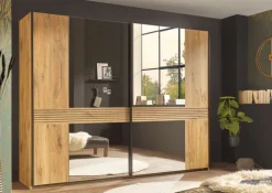 QUARTIER Schwebetürenschrank TRATTINO braun