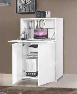 Sekretär MODENA 75 x 114 x 38 cm weiß