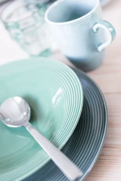 Seltmann Weiden Henkelbecher BEAT COLOR GLAZE 6er Set arktisblau