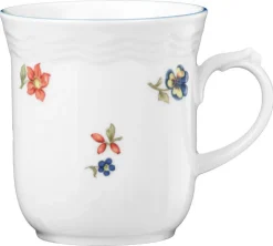 Seltmann Weiden Kaffeebecher SONATE NOSTALGIE weiß