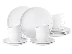 Seltmann Weiden Kaffeeservice TERRA 18-teilig weiß