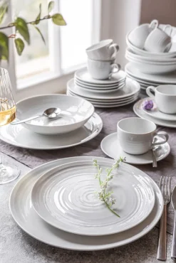 Seltmann Weiden Kaffeeservice TERRA 18-teilig weiß