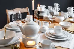 Seltmann Weiden Speiseteller RONDO LIANE 6er Set weiß