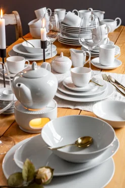 Seltmann Weiden Suppenteller RONDO LIANE 6er Set weiß