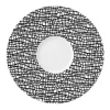 Seltmann Weiden Untertasse FASHION GLAMOROUS 16 cm Porzellan schwarz/weiß