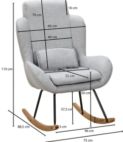 Sessel CAPRI hellgrau