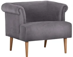 QUARTIER Sessel OLSEN Stoffbezug grau