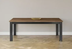 set one by Musterring Esstisch YORK 63 anthrazit /Eiche Artisan