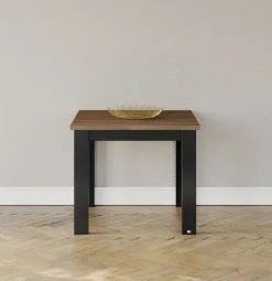 set one by Musterring Esstisch YORK 66 anthrazit /Eiche Artisan